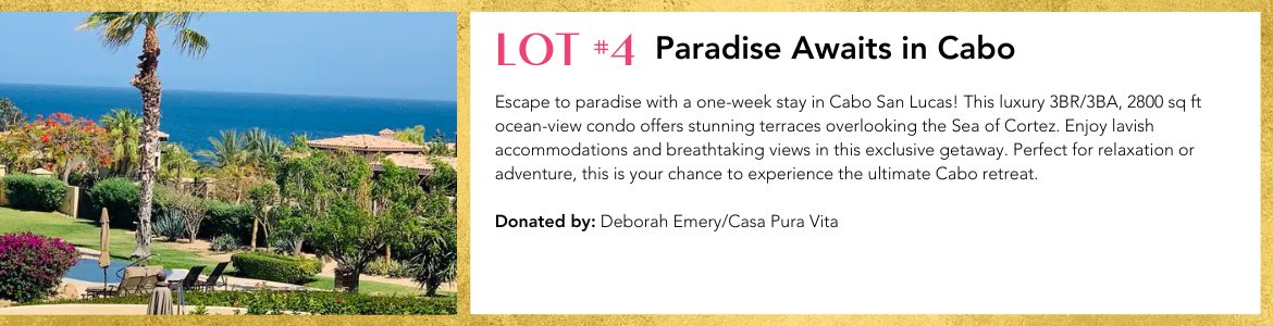 Lot #4 - Paradise Awaits in Cabo